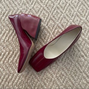 Tibi Oliver Patent pumps